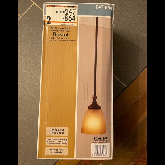 Hampton bay mini pendant 4 of them - Picture 1 of 1